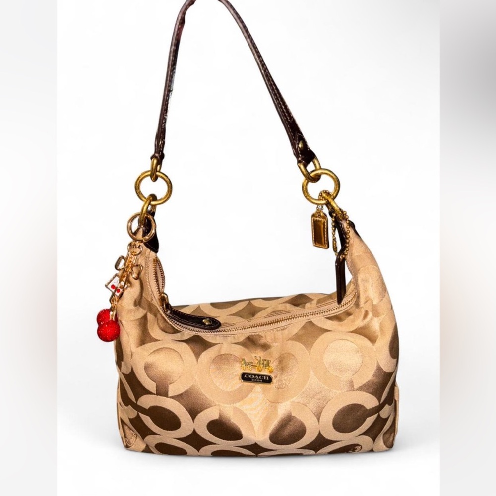 Coach Tan and Brown Hobo bag (SOLD)